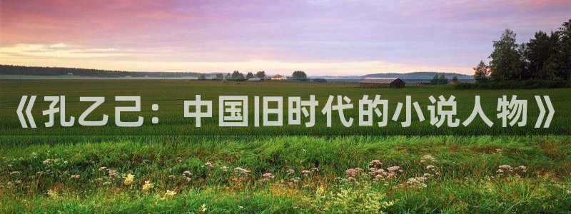 七猫中文网：《孔乙己：中国旧时代的小说人物》